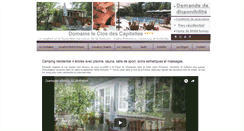 Desktop Screenshot of camping-closdescapitelles.fr